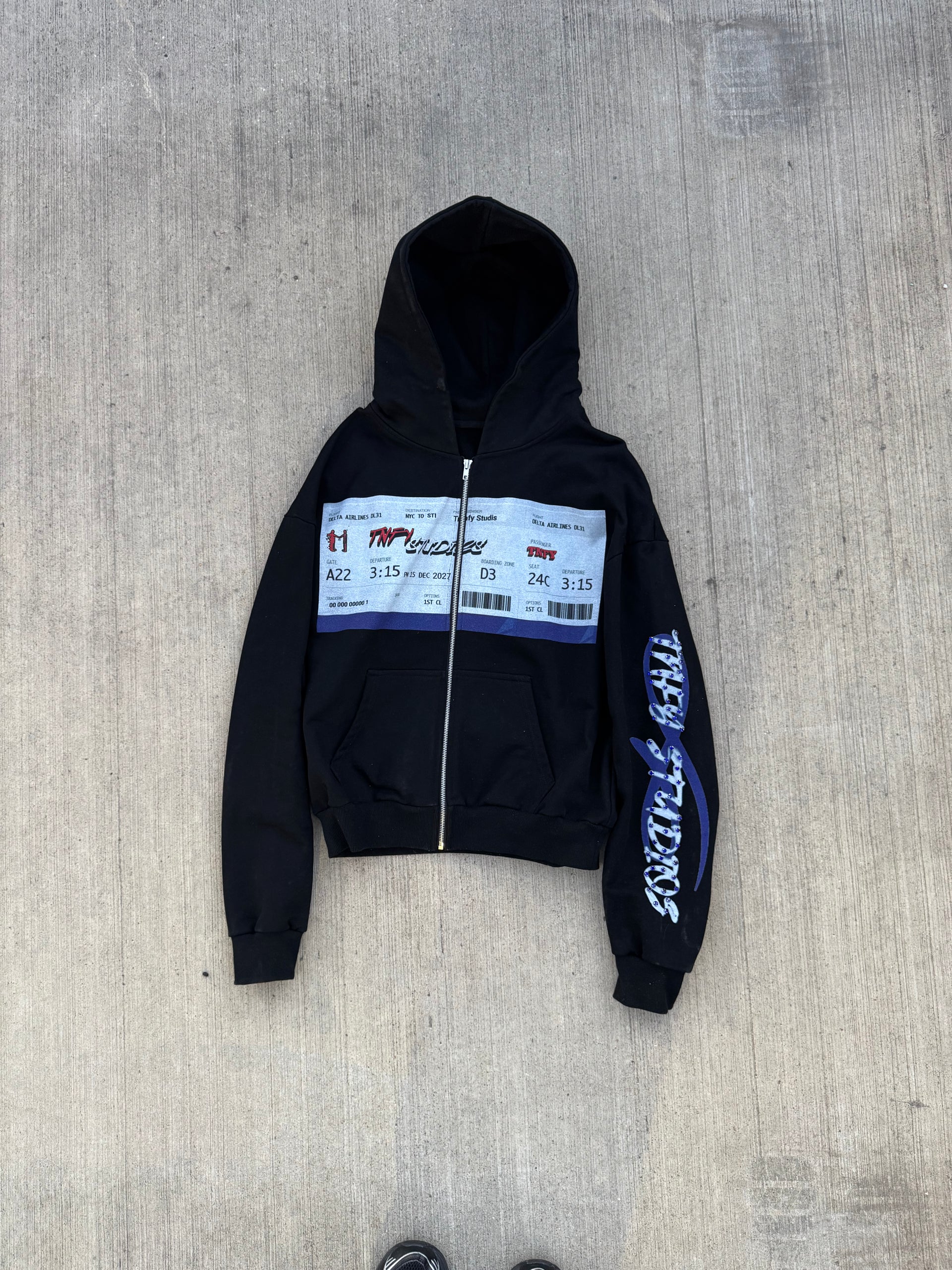 Plane Ticket ZIP UP
